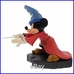 Disney parks mickey mouse sorcerer light up hat statue figurine Big
