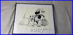 Disney's Mickey Mouse & Pluto'Society Dog Show 1939' Framed Print