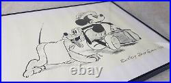 Disney's Mickey Mouse & Pluto'Society Dog Show 1939' Framed Print