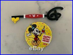 Disney store 90th birthday mickey mouse key. NO TAG