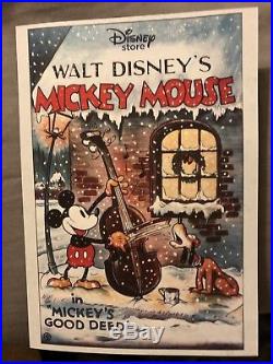 Disney store mickey mouse memories plush January December Full Set Inc Card