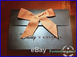 Disney x Coach Limited Edition MICKEY Mouse Keychain Wristlet Pouch 66146