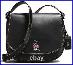 Disney x Coach Mickey Mouse Saddle Bag 23 Extremely Rare 1941, Product # 38421