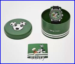 Disney x Fossil Limited Edition Mickey Mouse Soccer Watch 42mm 2025 NEW