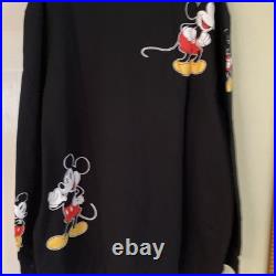 Disneyland Disney Park Black Mickey Mouse Sweatshirt NWT XXL