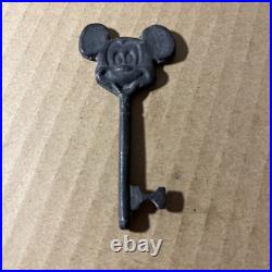 Disneyland Mickey Mouse Vintage Antique Metal Skeleton Key RARE Disney Disneyland Mickey Mouse Vintage Antique Metal Skeleton Key RARE Disney