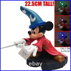 Disneyland Paris Mickey Mouse Sorcerers Apprentice Figurine Light Up Disney Park