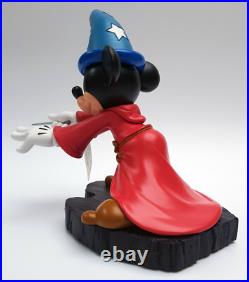 Disneyland Paris Mickey Mouse Sorcerers Apprentice Figurine Light Up Disney Park