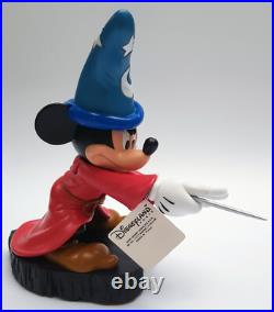 Disneyland Paris Mickey Mouse Sorcerers Apprentice Figurine Light Up Disney Park