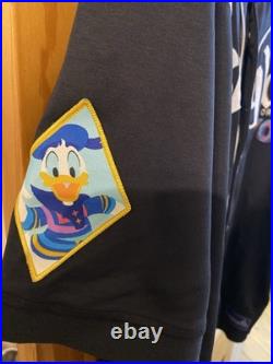 Disneyland Resort 70th Anniversary Jersey Mickey Donald Goofy Black XL