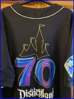 Disneyland Resort 70th Anniversary Jersey Mickey Donald Goofy Black XL