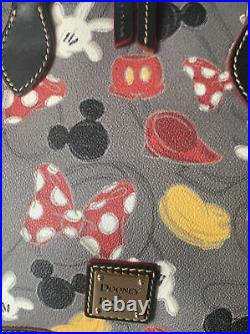 Dooney & Bourke Disney Mickey Mania Body Parts Satchel Bag Rare Best Of Mickey