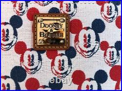 Dooney & Bourke Disney Mickey Mouse Americana July 4th Wallet Bag Wristlet Purse
