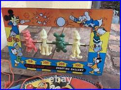 Early pre war c1938 mickey mouse disney tinplate collection set