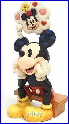 Enesco Disney Jim Shore Mickey Mouse with Minnie Love Thought Figure