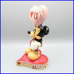 Enesco Disney Showcase Figurine 4026087 Mickey With Heart Balloon Boxed + Tags
