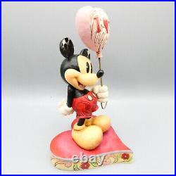 Enesco Disney Showcase Figurine 4026087 Mickey With Heart Balloon Boxed + Tags
