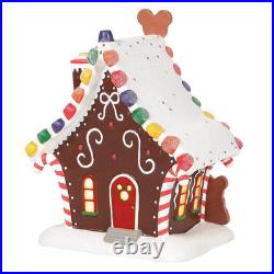 Enesco Disney Village Mickey Mouse's Gingerbread House Figurine Disney