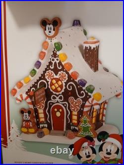 Enesco Disney Village Mickey Mouse's Gingerbread House Figurine Disney