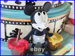 Euro Disney Ceramic Snowglobe Statue Mickey Mouse Through The Years #15112100