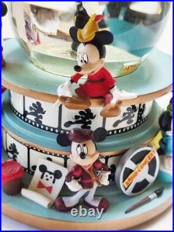 Euro Disney Ceramic Snowglobe Statue Mickey Mouse Through The Years #15112100