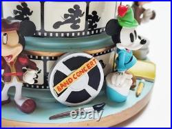 Euro Disney Ceramic Snowglobe Statue Mickey Mouse Through The Years #15112100