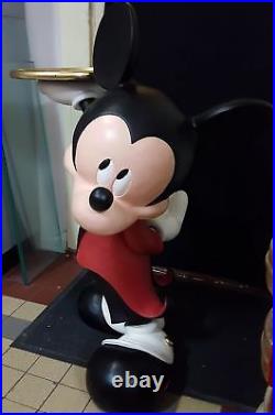 Extremely Rare! Walt Disney Mickey Mouse Butler Lifesize Figurine Statue