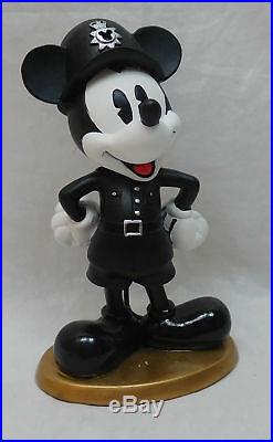 Extremely Rare! Walt Disney Mickey Mouse as English Policeman Figurine Statue
