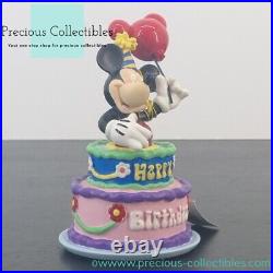 Extremely rare! Mickey Mouse Birthday Cake Happy Birtday figurine