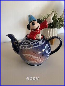 Fantasia Cardew Disney Showcase Sorcerer Mickey Mouse 2000 Large Teapot Fantasia