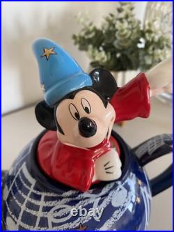 Fantasia Cardew Disney Showcase Sorcerer Mickey Mouse 2000 Large Teapot Fantasia