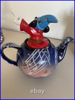 Fantasia Cardew Disney Showcase Sorcerer Mickey Mouse 2000 Large Teapot Fantasia