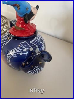 Fantasia Cardew Disney Showcase Sorcerer Mickey Mouse 2000 Large Teapot Fantasia