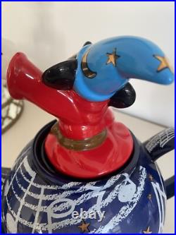 Fantasia Cardew Disney Showcase Sorcerer Mickey Mouse 2000 Large Teapot Fantasia