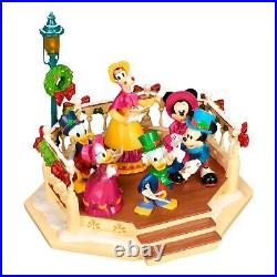 Figurine Disneyland Paris Music Light Up Mickey And Friends Sing Christmas