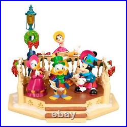 Figurine Disneyland Paris Music Light Up Mickey And Friends Sing Christmas