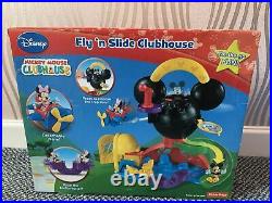 Fisher-Price Disney Mickey Mouse Fly'n Slide Clubhouse 2013 Fisher Price RARE