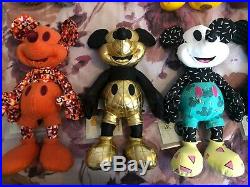 Full Set Of 12 Disney Mickey Mouse Memories Plush Toy January To December BNWT