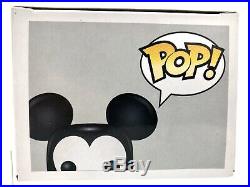 Funko Pop! Disney #01 METALLIC BLACK/WHITE MICKEY MOUSE 2011 D23 Expo 1 of 480