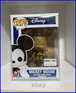 Funko Pop! Disney Mickey Mouse #01 Diamond Edition Barns And Nobel Exclusive