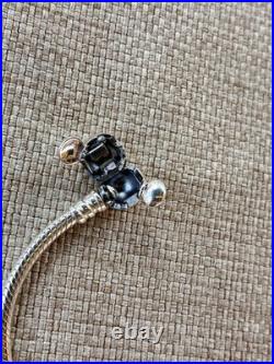 GENUINE Pandora Disney Mickey Mouse Snake Chain Charm Necklace S925 ALE 45cm