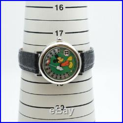 GERALD GENTA G3612 retro fantasy mickey mouse jumping hour automatic shell dial