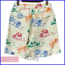GUCCI Disney Mickey Mouse Short Pants 44 Ivory Auth Ladies Used