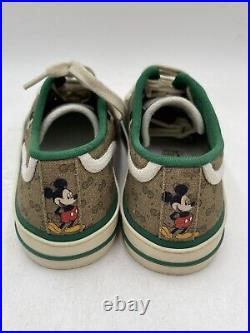 GUCCI X DISNEY Mickey Mouse GG Tennis 1977 sneaker Beige Size 37