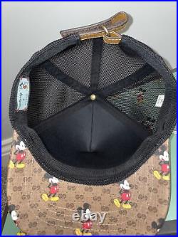 GUCCI x Disney collaboration Mickey Mouse GG mesh cap hat Size M