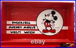 Gen Vintage Limited Disney Mickey Mouse Ingersoll Mechanical Watch Unused Box