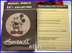 Gen Vintage Limited Disney Mickey Mouse Ingersoll Mechanical Watch Unused Box