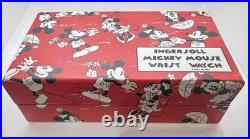 Gen Vintage Limited Disney Mickey Mouse Ingersoll Mechanical Watch Unused Box