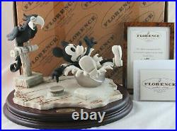 Giuseppe Armani Disney Steamboat Willie Mickey Mouse 1406 P in Box Hand Signed