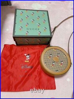 Gucci Disney Collaboration Shoulder Bag Mickey Mouse Micro GG